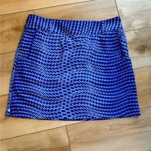 adidas Women's Blue Zigzag Skort